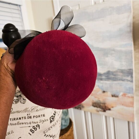 VTG Retro Wool Felt Mesh Bow Accent Pillbox Stylish Beret Hat. - Picture 4 of 15